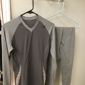 Helly Hansen polypro baselayer top and bottom.
